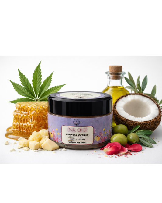 Ink Aid | Hemp x Rose|Hemp Balm for Tattoo Care - 10g