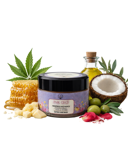 Ink Aid | Hemp x Rose|Hemp Balm for Tattoo Care - 10g
