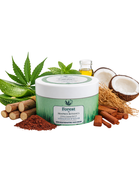 Forest | Sandalwood & Vetiver | Skin Rejuvenating Hemp Face Cream -50g