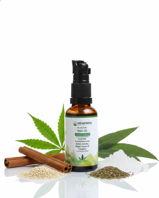 Hemp Pain Oil | Muscle Relief | Gentle Warmth - 30ml