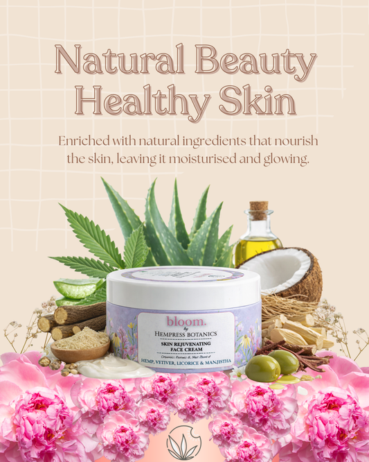 Bloom | Rose & Vetiver | Skin Rejuvenating Face Cream - 50g